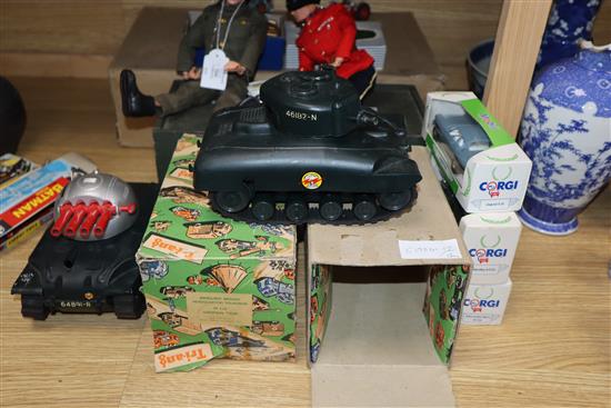 A quantity of toys including Triang and Action Man